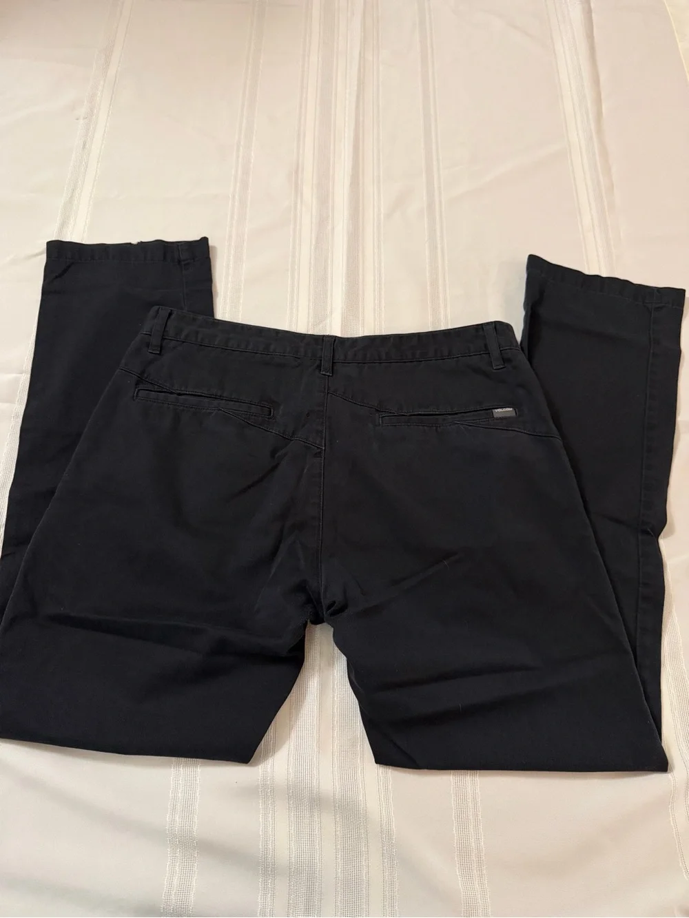 Volcom Men's Black Chino Pants